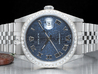 Rolex Datejust 36 Jubilee Blu Jubilee 16200 Blue Jeans Romani Ghiera Diamanti